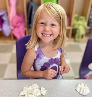 The Club House - Girl with Playdough